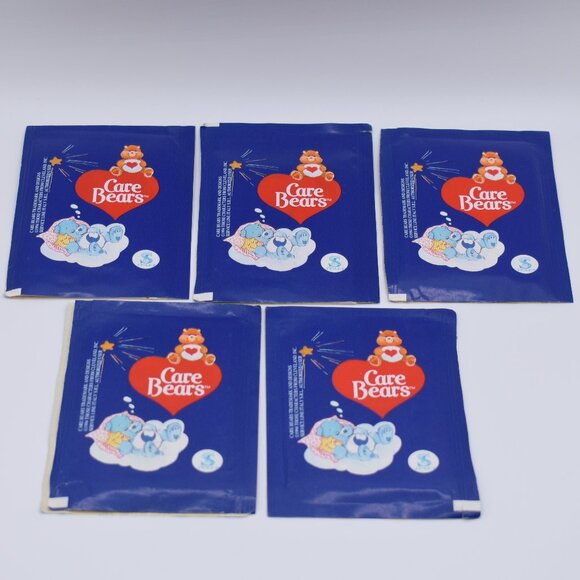 5x Care Bears Characters 1994 Pack of 6 Vintage Stickers Made in Italy - Picture 1 of 8